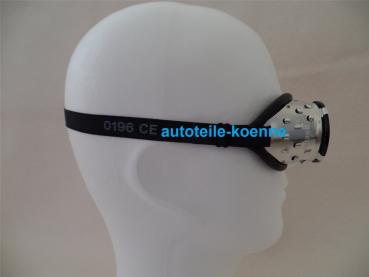 Preview: Stroofbrille DIN 4 Gläser verzinktes Stahlblech Lüftungsschlitze Gummiband CE # Preview: Stroofbrille DIN 4 Gläser verzinktes Stahlblech Lüftungsschlitze Gummiband CE #