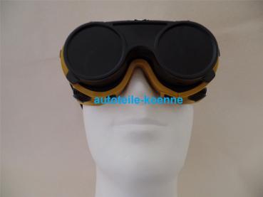 Schweißerbrille mit Klapprahmen Schweißglas DIN 5 CE Zulassung nach EN 166/169 #