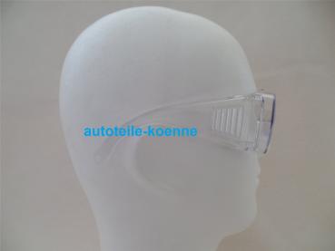 Preview: Kunststoffbrille "Panorama" farblos Polycarbonat biege- und bruchfest CE  #