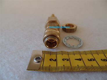 Preview: Schnellkupplung NW5 Anschlusstülle Ø 5mm neutral zum Geräteeinbau geschraubt # Preview: Schnellkupplung NW5 Anschlusstülle Ø 5mm neutral zum Geräteeinbau geschraubt #