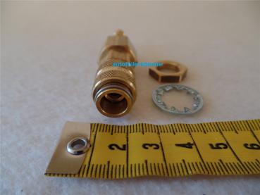 Preview: Schnellkupplung NW5 Anschlusstülle Ø 6mm neutral zum Geräteeinbau geschraubt # Preview: Schnellkupplung NW5 Anschlusstülle Ø 6mm neutral zum Geräteeinbau geschraubt #