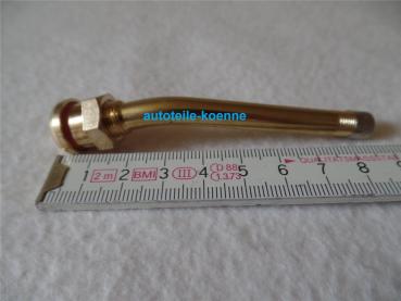 Preview: LKW Metallventil 27° Länge 90MS für Stahlräder Ø 9,7mm Economy Linie