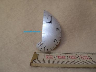 Preview: Schweißnahtlehre Aluminiumlehre Radienlehre aus Aluminium #