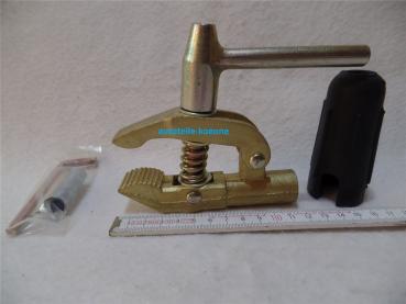 Preview: Masseklemme Knebelklemme bis 600 Ampere Öffnung 35mm Vollmessingausführung  # Preview: Masseklemme Knebelklemme bis 600 Ampere Öffnung 35mm Vollmessingausführung  #