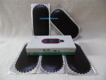 5x SCHLAUCHFLICKEN 7B 150X75 MM Schwarzrand Rema TIP TOP