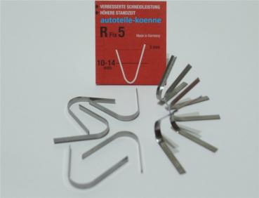 10x Profilschneidemesser 10-14mm R Fix 5 für RC414 RUBBER CUT + RILLFIT