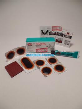 Preview: TT 02 Touring Flickzeug Sortiment 11-teilig Fahrrad-Reparatur Original Tip Top Preview: TT 02 Touring Flickzeug Sortiment 11-teilig Fahrrad-Reparatur Original Tip Top