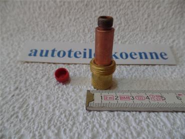 Preview: Gaslinse für WIG Brenner Typ 17/ 18/ 26 45V29 Ø 0,5mm Länge 48,5 mm Preview: Gaslinse für WIG Brenner Typ 17/ 18/ 26 45V29 Ø 0,5mm Länge 48,5 mm