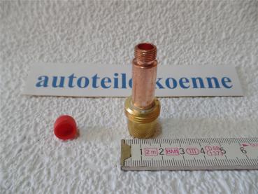 Preview: Gaslinse für WIG Brenner Typ 17/ 18/ 26 45V25 Ø 1,6mm Länge 48,5 mm Preview: Gaslinse für WIG Brenner Typ 17/ 18/ 26 45V25 Ø 1,6mm Länge 48,5 mm