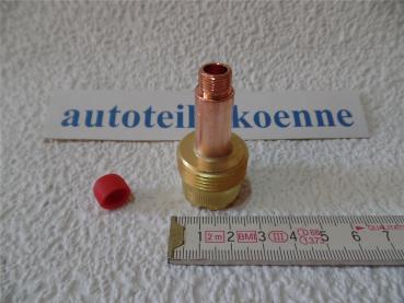 Preview: Gaslinse JUMBO für WIG Brenner Typ 17/18/26 45V64 Ø 2,4mm Länge 50mm Preview: Gaslinse JUMBO für WIG Brenner Typ 17/18/26 45V64 Ø 2,4mm Länge 50mm