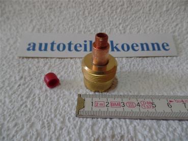 Preview: 1x Gaslinse JUMBO für Typ 9/20, 45V116S, Ø 1,6x41 mm WIG/TIG Schweißen # Preview: 1x Gaslinse JUMBO für Typ 9/20, 45V116S, Ø 1,6x41 mm WIG/TIG Schweißen #