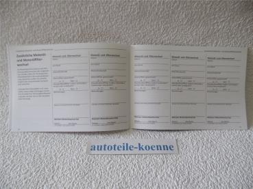 10x Universal Inspektion Serviceheft Wartungsheft Scheckheft