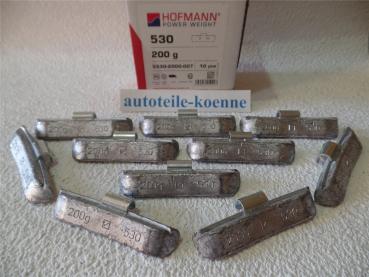 10x 200g Auswuchtgewichte Hofmann Typ 530 Blei LKW Schlaggewichte Stahlfelgen