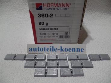 10x 20g Klebegewicht Hofmann Typ 360 Zink beschichtet Auswuchtgewicht OEM Linie