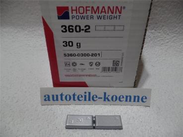1x 30g Klebegewicht Hofmann Typ 360 Zink beschichtet Auswuchtgewicht OEM Linie