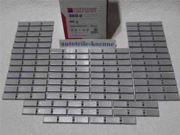 50x 45g Klebegewichte Hofmann Typ 360 Zink beschichtet OEM Linie