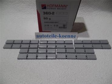 10x 50g Klebegewicht Hofmann Typ 360 Zink beschichtet Auswuchtgewicht OEM Linie