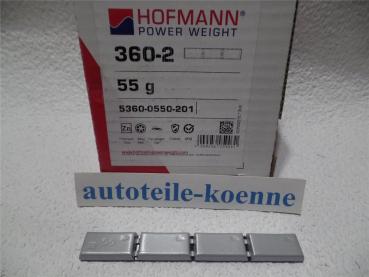 1x 55g Klebegewicht Hofmann Typ 360 Zink beschichtet Auswuchtgewicht OEM Linie