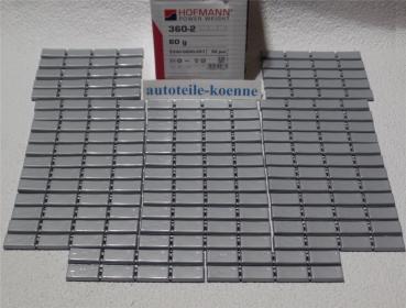 50x 60g Klebegewichte Hofmann Typ 360 Zink beschichtet OEM Linie
