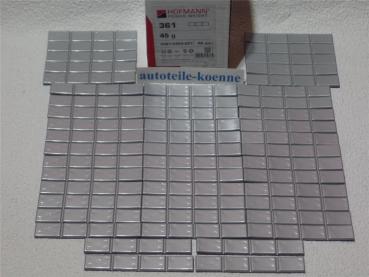 50x 45g Klebegewichte Hofmann Typ 361 Zink beschichtet OEM Linie Dicke 3,8mm