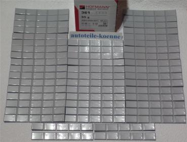 50x 55g Klebegewichte Hofmann Typ 361 Zink beschichtet OEM Linie Dicke 3,8mm