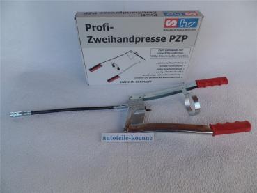 1x Profi Zweihand Fettpresse für 500g Schraubkartuschen PZP ZHFP Made in Germany