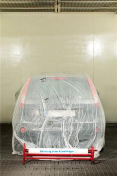 Preview: Lackierfolie 4m x 150m Lackierschutzfolie 600m² Folie statisch farbhaftend