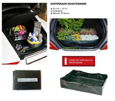 Kofferraumtasche Kofferraumschutz 90x60x20cm Teppichschutz Garten Einkaufen