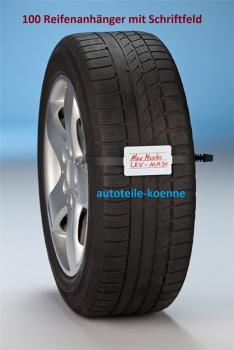 100x Reifenanhänger EXTRA Radeinlagerung Reifeneinlagerung Reifenkennzeichnung