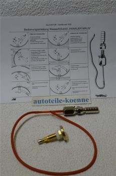 Hanauer Maus Wasserarmatur + 1x Schlauchventil 54mm Traktor Schlepper AS EM