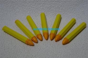 7x Signierkreide gelb Reifenkreide wasserfest Kreide Fettkreide Markierstift