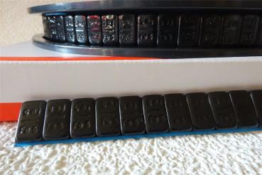 Preview: 1000x5g Rolle Auswucht Gewichte schwarz Klebegewichte Wuchtgewichte Rema Tip Top Preview: 1000x5g Rolle Auswucht Gewichte schwarz Klebegewichte Wuchtgewichte Rema Tip Top