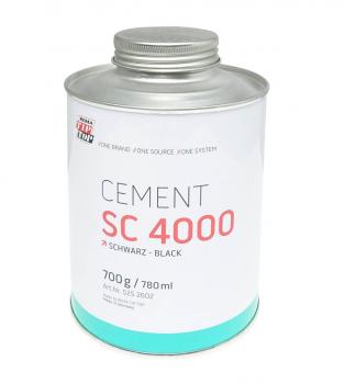 700g Cement SC 4000 schwarz Gummi Neopren Gewebe Kleber TIP TOP 5252602