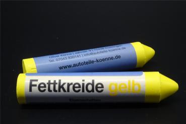 2x Fettsignierkreide gelb Reifen Kreide Marker Reifenkreide Fettkreide 17,5mm