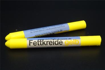 2x Fettsignierkreide gelb Reifen Kreide Marker Reifenkreide Fettkreide 12,5mm