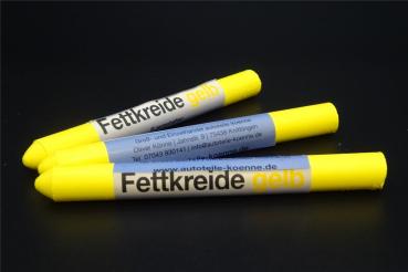 3x Fettsignierkreide gelb Reifen Kreide Marker Reifenkreide Fettkreide 12,5mm
