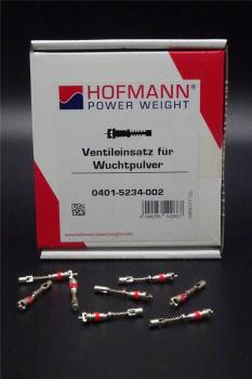 8x Ventileinsatz mit Filter für Auswuchtpulver Auswuchtgranulat Ventil Einsatz