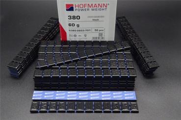 50x 60g Klebegewichte Hofmann Typ 380 schwarz Zink 12x5g OEM Auswuchtgewichte