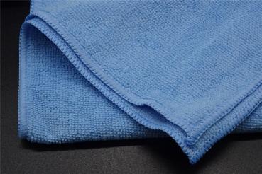 Preview: 5er Set Microfasertuch 40x40cm blau Mikrofaser Putztuch Universaltuch waschbar