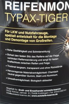 Preview: 5Kg Original TYPAX-TIGER LKW Reifen Montagepaste Montagefett Reifenmontagepaste