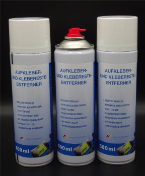 3x 500ml Aufkleber und Kleberesteentferner Klebereste Etiketten Löser Entferner