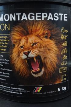 Preview: 5Kg Original TYPAX-LION LKW Reifen Montagepaste Montagefett incl. 30er Pinsel