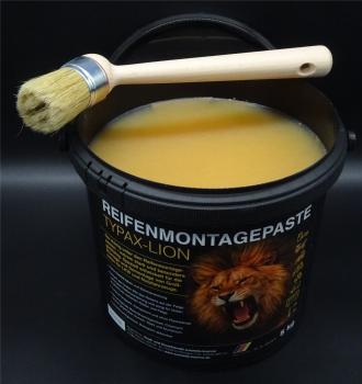 5Kg Original TYPAX-LION LKW Reifen Montagepaste Montagefett incl. 40er Pinsel