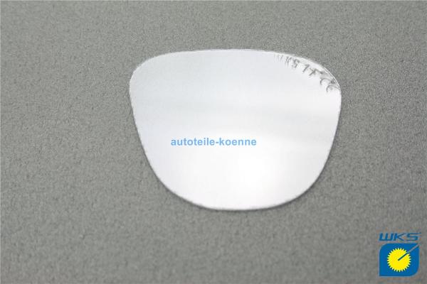 Ersatzgläser (2 Stück) 62x52mm farblos CA für ovale Kunststoffbrille #
