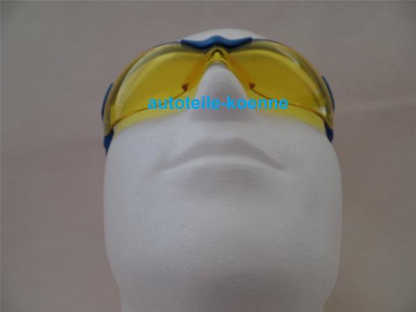 Schutzbrille "Sport" gelbe  Polycarbonat Scheibe beschlagfrei #