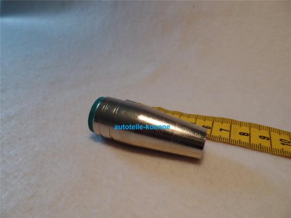 1x Gasdüse Plus 25 für Schaft Ø 15 mm steckbar konisch Ø=11.5 mm L=57 mm #