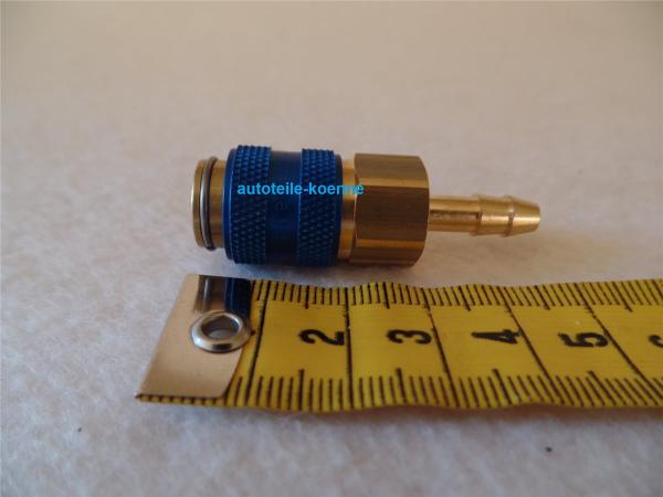 Schlauch-Kupplung NW5 (=20 mm²) blau Anschlusstülle Ø 5mm #