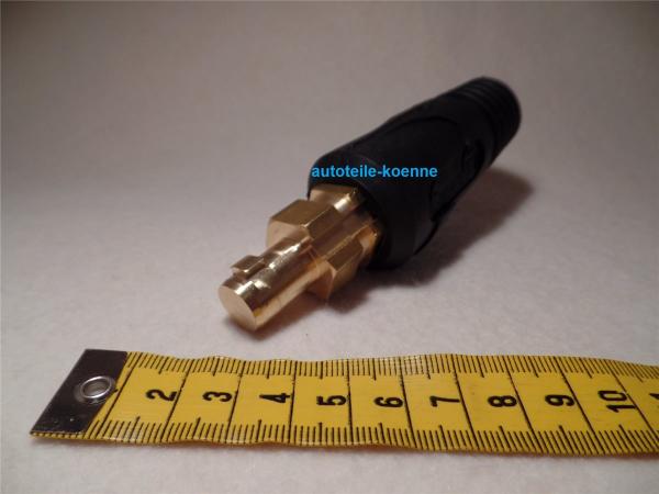 Schweißkabelkupplung Stecker bis 250A 25-35mm² Dorn Ø 13mm EN 60974-12  #