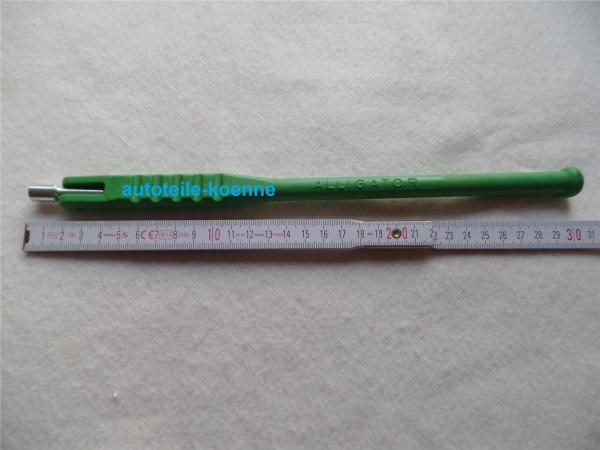 Ventileinziehhebel Alligator grün Länge ca. 290mm