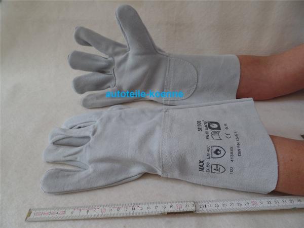 1 Paar Schweißerhandschuhe "MAX" Größe 11 aus Spaltleder #